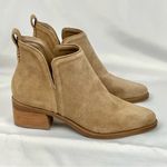 Gianni Bini  Caffery Boots Suede Block Heel Ankle Bootie Size 6 Photo 2
