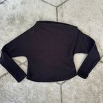 House of Harlow  1960 Off Shoulder Cropped Long Sleeve Waffle Top Sz Small Photo 1