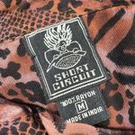 SHORT CIRCUIT Vintage 80's 90's Button Down Shirt Animal Print Photo 3