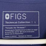 FIGS  Scrub Casma Navy V-Neck Top Doctor Pharmacist Nurse Medical Hospital Size L Photo 1