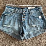 Arizona Jeans  co. Women’s blue denim medium wash shorts size 11 Baggy Photo 0