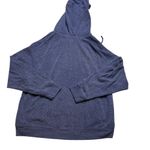 American Eagle Aerie  Women's Blue Raglan Drawstring Hoodie Sweatshirt Size XL Photo 1