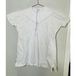 SAUNDERS COLLECTIVE White Cotton Poplin Pockets Button Up Nani Dress Size 4 Photo 2