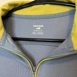 Horny Toad Quarter Zip Pullover Athletic Top Lightweight Green Blue Small Photo 2