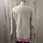 Vintage‎ cardigan floral bloomcore 90s 80s unique medium knit barbie core Pink Photo 5