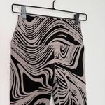 Beyond Yoga High Waisted Midi Leggings Matcha Swirl Jacquard Gray Black Small Photo 2