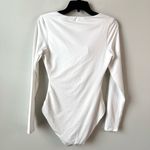 Trina Turk  Monaco‎ Ring Front Long Sleeve Paddle Suit White M Photo 6