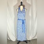Diane Von Furstenberg  • Target Knit Wrap Dress Blue and White size XXL Photo 3