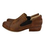 Korks Shoes Womes 11M Gertrude Slip On Round Toe Rubber Leather‎ Distressed Brown Size 11 Photo 1