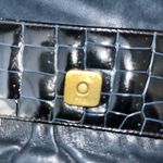 Fendi  vintage navy leather bag with skin Photo 4