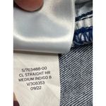 Gap  classic straight high rise medium indigo blue jeans, size 29/ 8 Photo 4