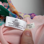 Lane Bryant  Floral Dress Sz 18/20 Multicolor Pastel Patchwork Tie Waist Vibrant Photo 7