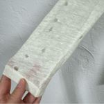 IRO  Linen Cream Crew Neck Distressed Pullover Sweater Womens XS Oversized Beachy Photo 1