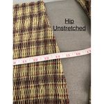 Emory park  Plaid Mesh‎ Long Sleeve Bodycon Mini Dress Size Small Light Academia Photo 10