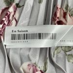 NWT En Saison Gray Floral Print Accordion Pleated Maxi Skirt Plus Size 3X Photo 4