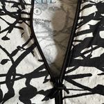 IBKUL 1/4 Zip Black White Top Mesh Sides UPF Golf Athletic Activewear Outdoor Photo 5