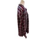 Gap  Women's Plaid Tunic Button-Up Shirt Long Sleeve Size S Multicolor Photo 2