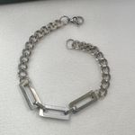 Link Chain Bracelet for Men Women Streetwear Punk Hip Hop Unisex Style Silver Photo 2