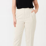 Peter Nygard Nygard Collection Size 10 Petite Cream Dress Pants Photo 0