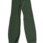 Madewell Brushed Waffle Knit Pajama Pants Forest Green Size XXSmall Photo 0