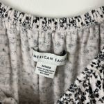 American Eagle Beachy Puff Sleeve Mini Dress Floral Women’s Size Medium White Photo 4