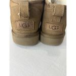 UGG  Classic Ultra Mini Ankle Boots Chestnut Suede Shearling Lined Women’s 7 Photo 9