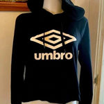 Umbro Black ‎ Hooded Sweatshirt Women’s Size Medium EUC! Photo 0