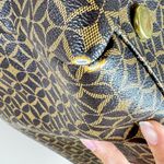 Fossil  Sydney Purse Brown Coated Canvas Signature Large Shoulder Tote Bag Photo 6