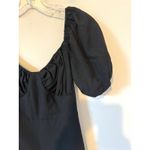 Peppermayo Puff Sleeve Victorian Mini Dress Black Size 6 NEW Photo 4
