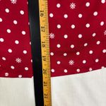 Torrid Blouse Womens 2XL Red Polka Dot Stretch Challis Off Shoulder Holiday Gift Photo 6