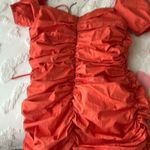 Glamorous Rust Shimmer Bodycon Dress Photo 8