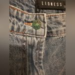 LIONESS  Barbie‎ Split Midi Jeans Skirt in Blue Sz S Photo 5