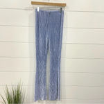 Urban Outfitters Rosie Velvet Plisse Flare Pants Size Small Photo 1