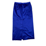 Talbots Petites Long Formal Satin Skirt with Pockets and back slit opening 12P Photo 33