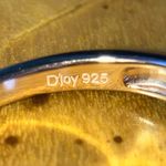 Rose de France Amethyst Sleeping Beauty Turquoise Sterling Silver Ring Size 7 Purple Photo 5