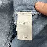 J. Jill Denim Jean Chambray Tunic Top Sleeveless Boho Tencel Lyocell Women Small Blue Photo 3