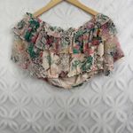Walter Baker  Sienna Floral Off the Shoulder Crop Top Size M NWT‎ Photo 5