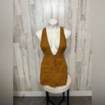 Brown over all dress Brown Size M Photo 5
