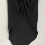 Bebe NWT Women's Two Piece Shirred Knit Dress in Black Size Large Photo 14