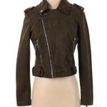 Vigoss  Womens XL asymmetrical Army green moto jacket​​​​​​​​​​ Photo 0