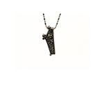 Jack Skellington Santa Coffin Necklace | Tim Burton Goth Christmas Silver Photo 3