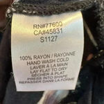 Saltwater Luxe  | Black Hibiscus Bell Sleeves Ruffle Hem Mini Dress Size XS Photo 8