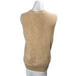Aritzia NEW  Babaton Sidney Tan Wool Cashmere Deep V Sweater Vest Top Size XXS Photo 2