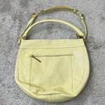 Elliot Lucca 💕New Elliott Lucca Nordstrom Yellow Pastel Perforated Shoulder Bag Photo 1