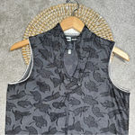 Jamie Sadock Women’s Golf Sleeveless Top Shirt High Neck Collar Printed Size M Black Size M Photo 1