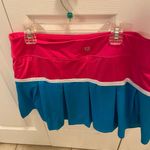 FILA Raspberry & Blue Tennis Skort size Lg Photo 4