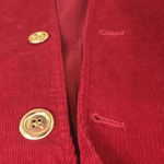 Talbots women's equestrian corduroy two button blazerJacket size 8 Photo 4