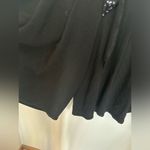 Sonia Rykiel black wide leg wool blend pants with sequin belt size T38 Photo 5