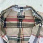 Rockies Tan Plaid Button Down Shirt size M Size M Photo 3