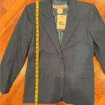 Chadwick's Vintage Chadwick classics blue‎ 100% wool blazer cost classic workwear career 2P Photo 2